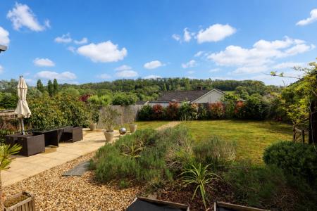 Views and garden to