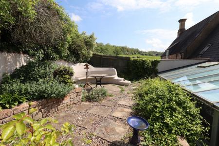 Reargarden with view