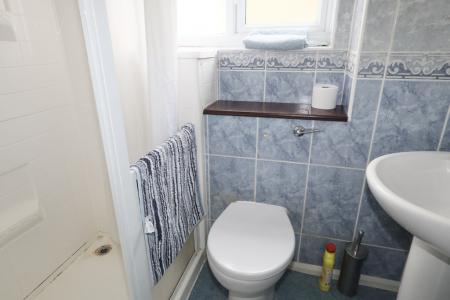Upstairs shower room