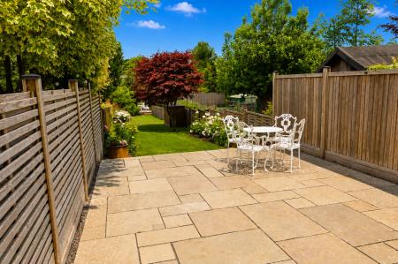 Patio and the garden