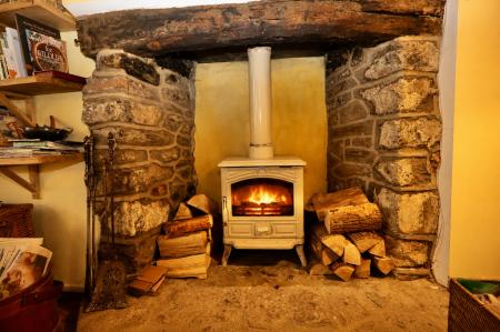 Wood burning stove i