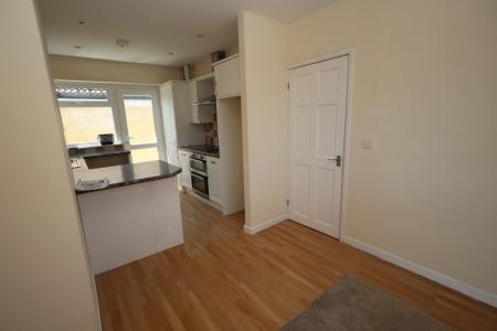 Dining area through