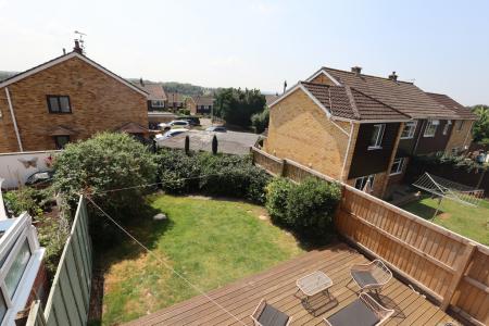 Rear garden and view