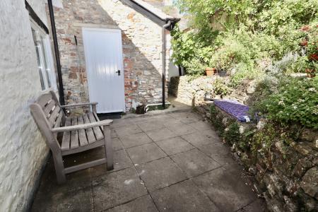 Rear courtyard with