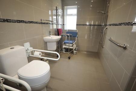 Downstairs wet room