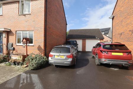 Garage and driveway