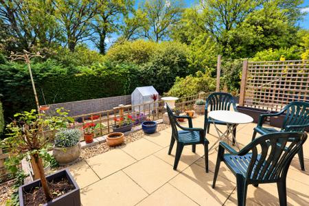 Sunlit Garden Patio