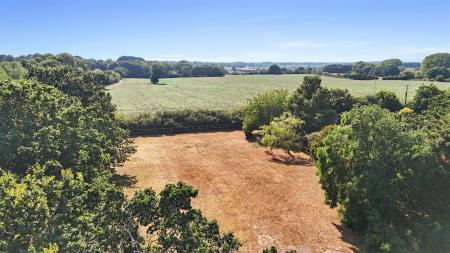 DRONE SHOT OF MEADOW