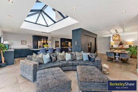 Open plan living area