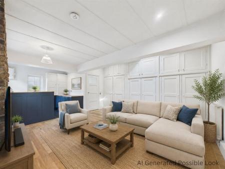 Open-plan Living Room with Dining Area