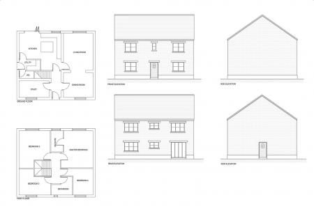 Proposed Elevations and Floor Plans (Plots A and B