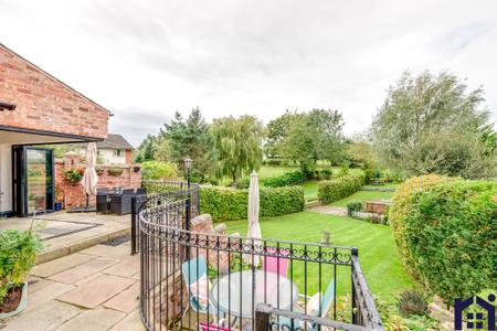 Looking over the garden