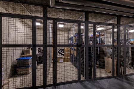 Storage Cage in building basement