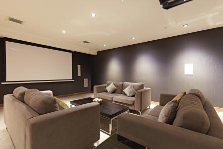 Communal cinema room