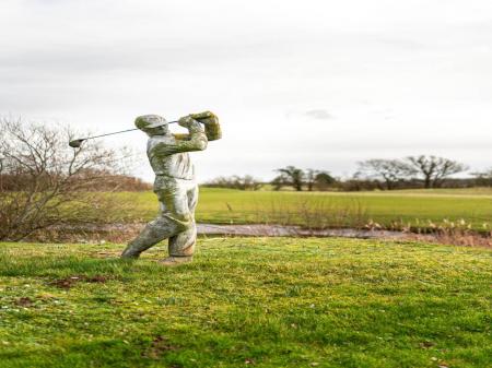 Golf Statue