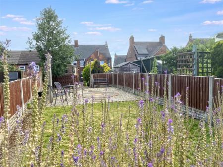 Long rear garden