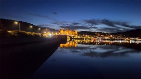 Conwy Castle Night