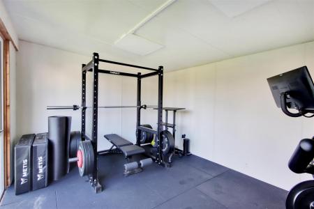 Gym/Home Office Interior