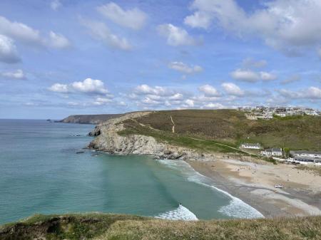 Porthtowan from the nearby footpath
