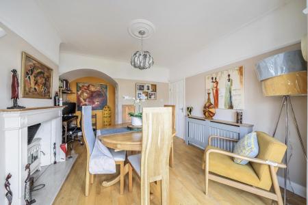 Dining room and home office area