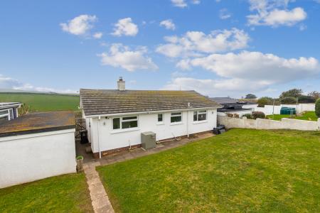 Rear of property