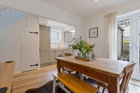 Dining and kitchen