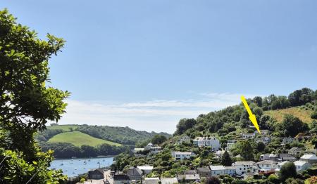 View of property with arrow