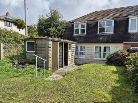 Rear garden and outbuildings