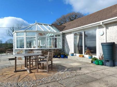 Conservatory from garden