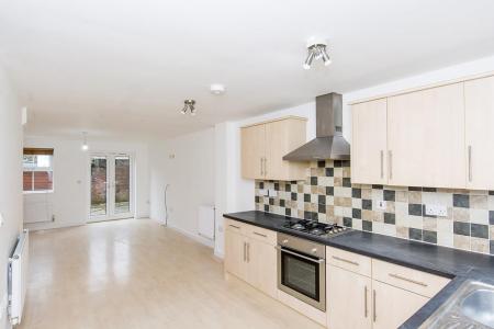 Open Plan Living Room & Kitchen Area