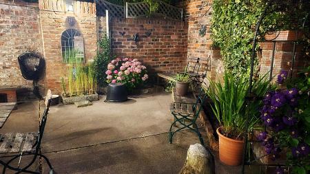 Garage, Drive & Gardens