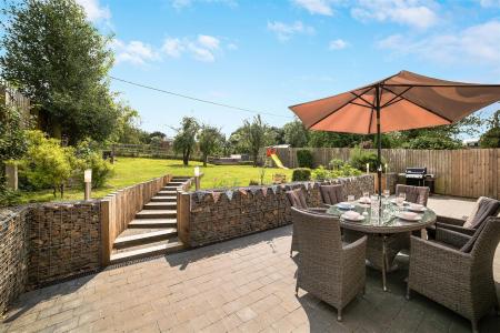 Rear patio