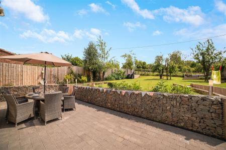 Rear patio