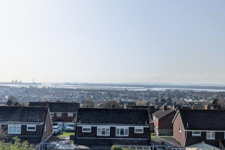 VIEWS FROM BEDROOMS AT REAR