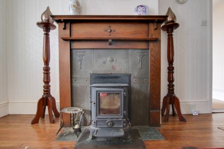 STOVE IN ENTRANCE HALL