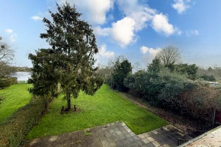 View of garden from bedroom