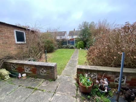REAR GARDEN approx 60ft