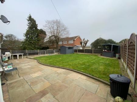 REAR GARDEN approx 60ft