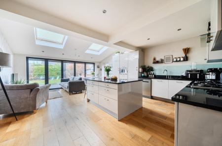 Open plan kitchen