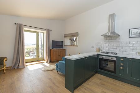 The Pigshed Living Room / Kitchen