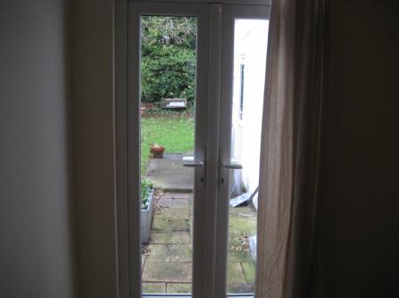 Doors onto garden