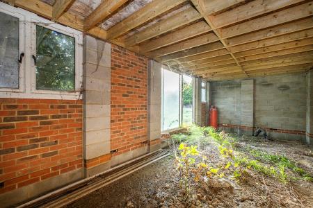 Brick built outhouse
