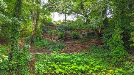 Landscaped Riverbank + Riverside Patio