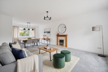 Staged Living Room