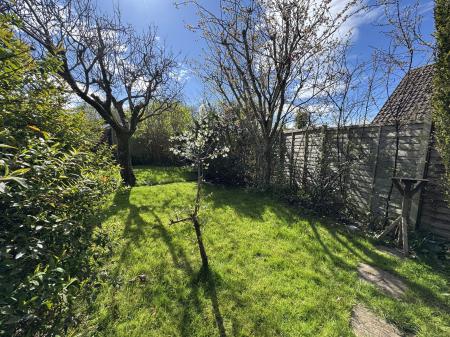 Across garden at the bottom