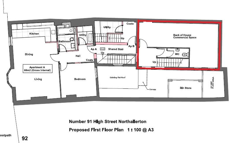 Floorplan for High Street, Northallerton