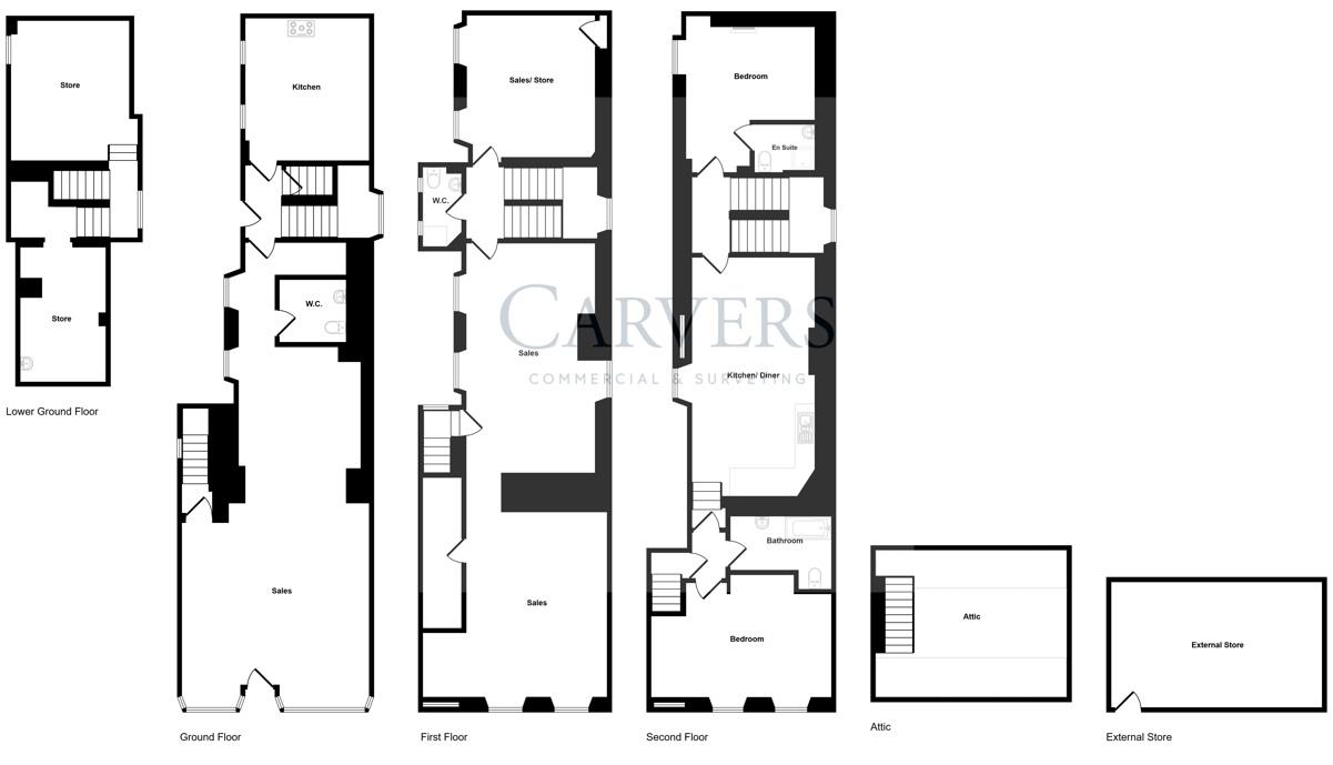 Floorplan for Market Place, Barnard Castle