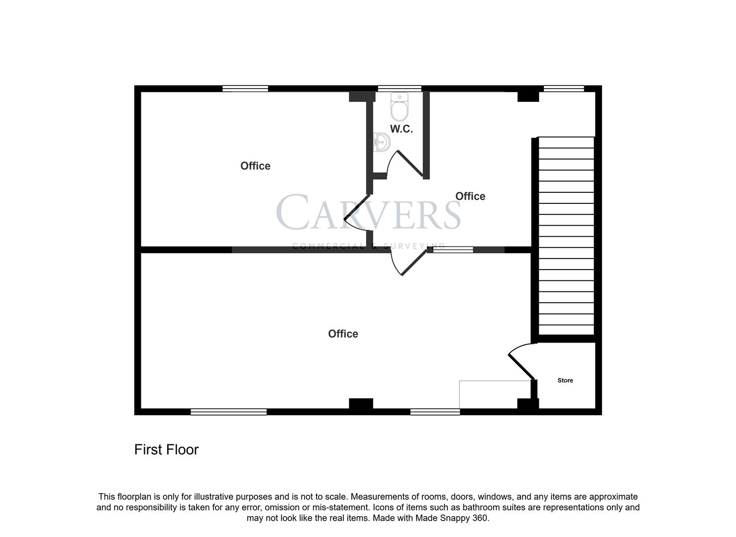 Floorplan for Northumberland Street, Darlington