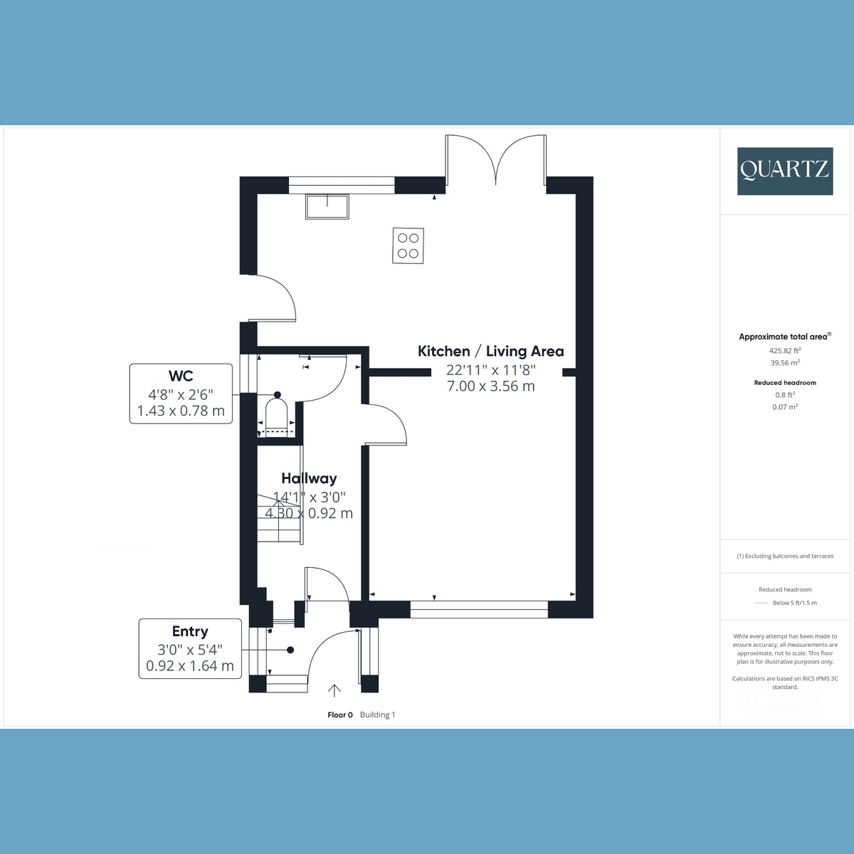 Floorplan for Wentworth Drive, Broadstone