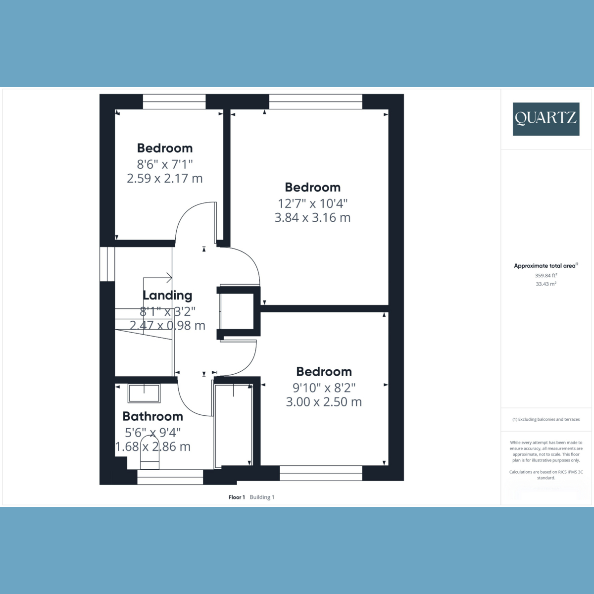 Floorplan for Wentworth Drive, Broadstone
